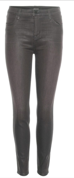 J Brand Women's Alana Cropped Skinny Coated Jean - Picture 2 of 8